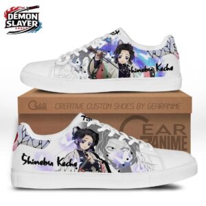 White Purple Portrait Shinobu Court Shoes – Demon Slayer Shinobu Kocho Shoes