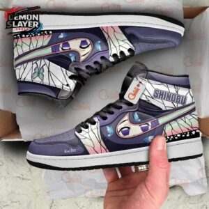 Shinobu High-Top Leather Sneakers Demon Slayer Epic Otaku Fashion Shoes 1