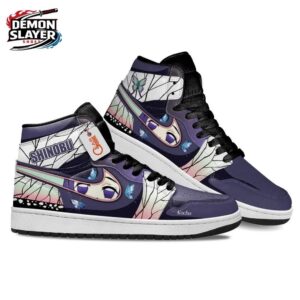 Shinobu High-Top Leather Sneakers Demon Slayer Epic Otaku Fashion Shoes 2