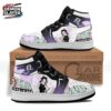 Pink Mint Manga Portrait Shinobu High-Top Leather Sneakers – Demon Slayer Shinobu Kocho Shoes Pink Mint Manga Portrait Shinobu High-Top Leather Sneakers – Demon Slayer Shinobu Kocho Shoes