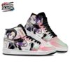 Purple Black Butterfly Portrait Shinobu High-Top Leather Sneakers – Demon Slayer Shinobu Kocho Shoes Purple Black Butterfly Portrait Shinobu High-Top Leather Sneakers – Demon Slayer Shinobu Kocho Shoes