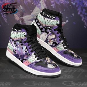 Shinobu High-Top Leather Sneakers Demon Slayer Streetwear Streetwear Sneakers 3