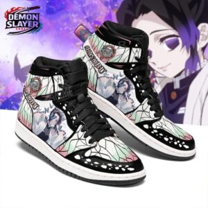 Shinobu High-Top Leather Sneakers Demon Slayer Stylish Anime Shoes For Fans 1