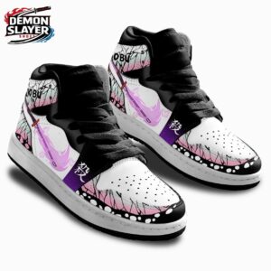 Shinobu High-Top Leather Sneakers Demon Slayer Stylish Custom Anime Sneakers 2
