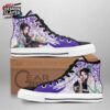 Black White Purple Manga Butterfly Shinobu High Tops Canvas Shoes – Demon Slayer Shinobu Kocho Shoes Black White Purple Manga Butterfly Shinobu High Tops Canvas Shoes – Demon Slayer Shinobu Kocho Shoes