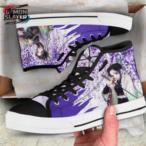 Shinobu High Tops Canvas Shoes Demon Slayer Exclusive Custom Anime Sneakers 1