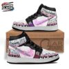 Pink Purple Butterfly Blade Shinobu High-Top Leather Sneakers – Demon Slayer Shinobu Kocho Shoes