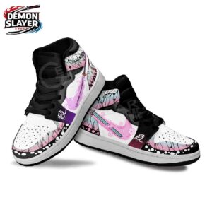 Shinobu Kanao High-Top Leather Sneakers Demon Slayer Ultimate Collector Anime Sneakers 1
