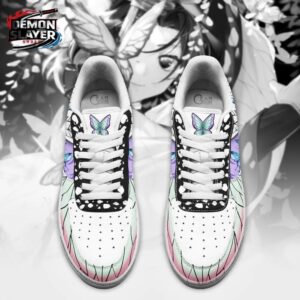Shinobu Low-Top Leather Sneakers Demon Slayer Epic Streetwear Sneakers 3