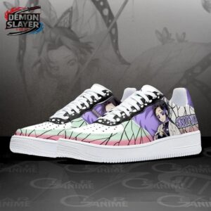 Shinobu Low-Top Leather Sneakers Demon Slayer Streetwear Anime Shoes For Fans 1