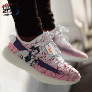 Shinobu Mesh Runners Shoes Demon Slayer Custom Streetwear Sneakers 2