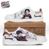 Black Purple Floral Tamayo High-Top Sneakers – Demon Slayer Lady Tamayo Shoes