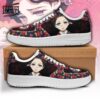 Black White Red Portrait Tamayo High Tops Canvas Shoes – Demon Slayer Lady Tamayo Shoes