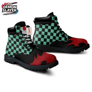 Tanjiro Combat Boots Demon Slayer Exclusive Anime Shoes For Fans 2