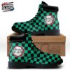 Black Green Flame Tanjiro Court Shoes – Demon Slayer Tanjiro Shoes Black Green Flame Tanjiro Court Shoes – Demon Slayer Tanjiro Shoes
