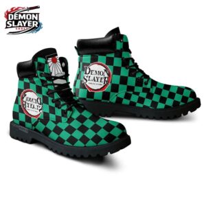 Tanjiro Combat Boots Demon Slayer Streetwear Anime Gift For Fans 3