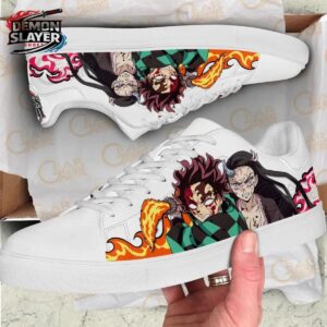 Tanjiro Court Shoes Demon Slayer Unique Custom Anime Sneakers 1