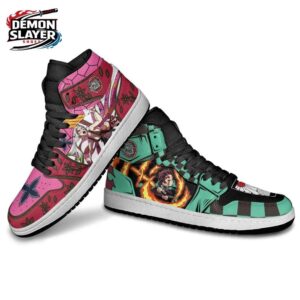 Tanjiro High-Top Leather Sneakers Demon Slayer Legendary Anime Shoes For Fans 2