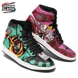Tanjiro High-Top Leather Sneakers Demon Slayer Legendary Anime Shoes For Fans 3