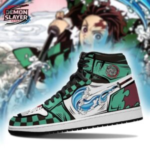 Tanjiro High-Top Leather Sneakers Demon Slayer Ultimate Otaku Fashion Shoes 2