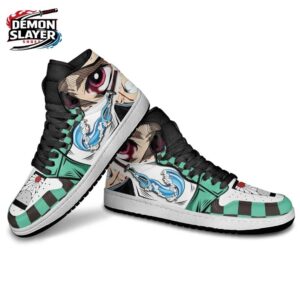 Tanjiro High-Top Leather Sneakers Demon Slayer Unique Streetwear Sneakers 2