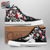 Black White Red Nezuko Manga High Tops Canvas Shoes – Demon Slayer Tanjiro Shoes Black White Red Nezuko Manga High Tops Canvas Shoes – Demon Slayer Tanjiro Shoes