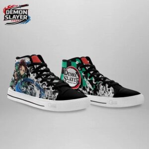 Tanjiro High Tops Canvas Shoes Demon Slayer Ultimate Streetwear Sneakers 2