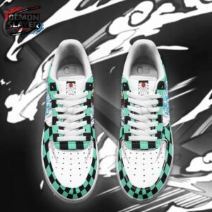 Tanjiro Low-Top Leather Sneakers Demon Slayer Custom Collector Anime Sneakers 3