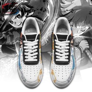 Tanjiro Low-Top Leather Sneakers Demon Slayer Epic Anime Shoes For Fans 1