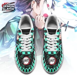 Tanjiro Low-Top Leather Sneakers Demon Slayer Epic Otaku Fashion Shoes 1