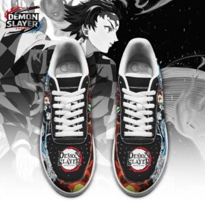 Tanjiro Low-Top Leather Sneakers Demon Slayer Premium Collector Anime Sneakers 1