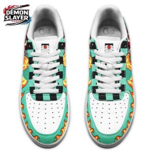 Tanjiro Low-Top Leather Sneakers Demon Slayer Premium Streetwear Sneakers 1