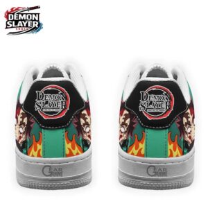 Tanjiro Low-Top Leather Sneakers Demon Slayer Premium Streetwear Sneakers 2