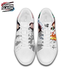 Tanjiro Nezuko Court Shoes Demon Slayer Streetwear Anime Gift For Fans 3
