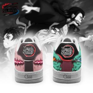 Tanjiro Nezuko Low-Top Leather Sneakers Demon Slayer Custom Streetwear Sneakers 2